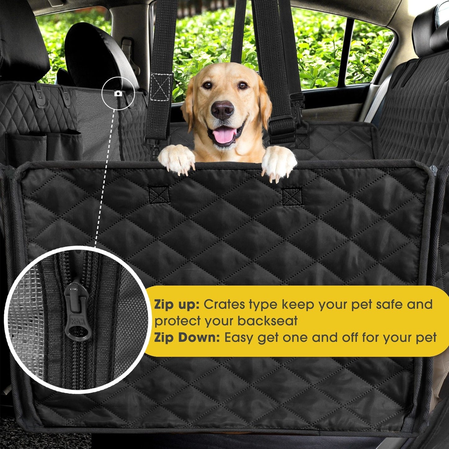 FurMates Co™ TravelGuard Car Seat Cover